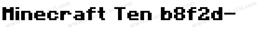 Minecraft Ten b8f2d字体转换